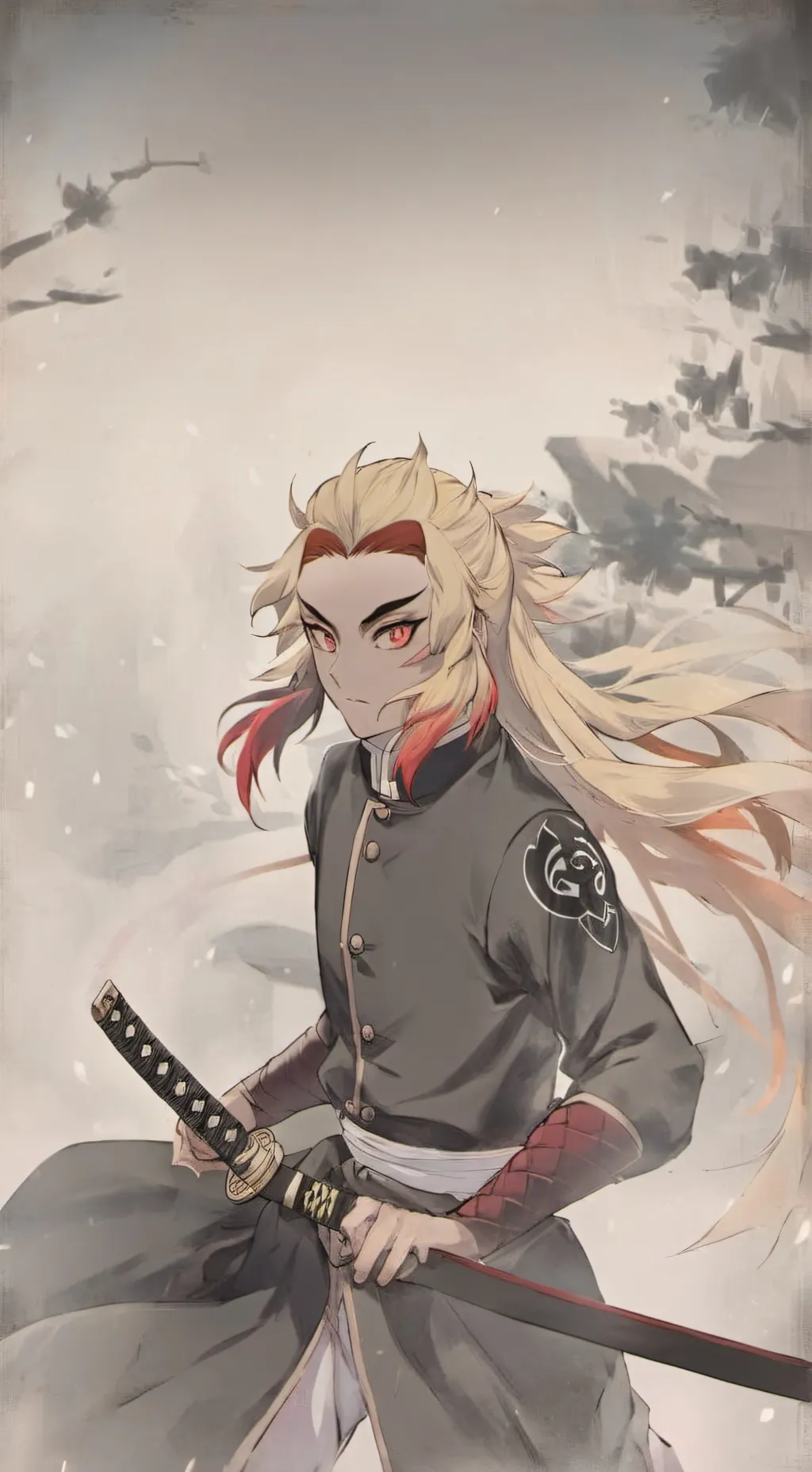 ai character: Rengoku background