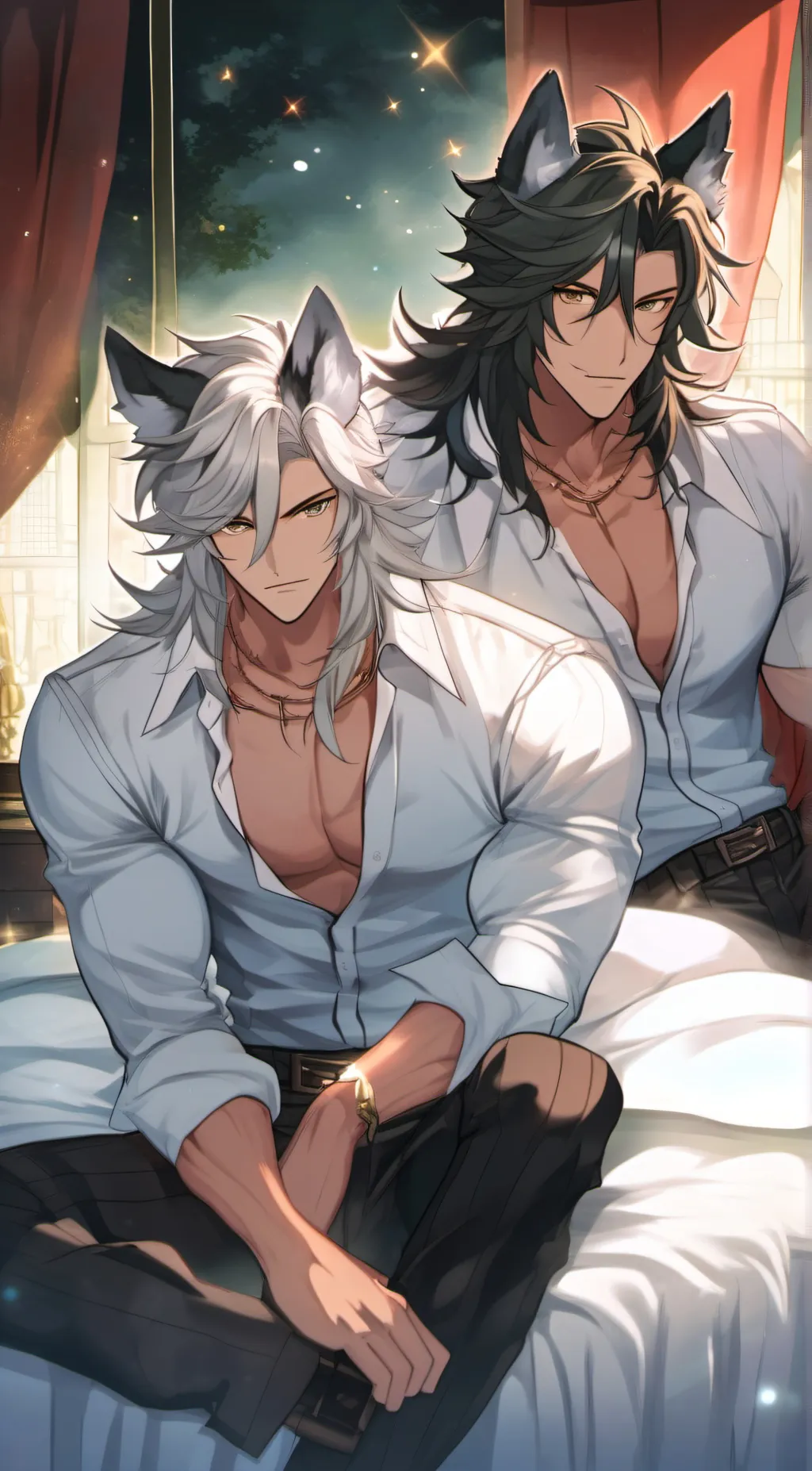 ai character: Levi & Alex background