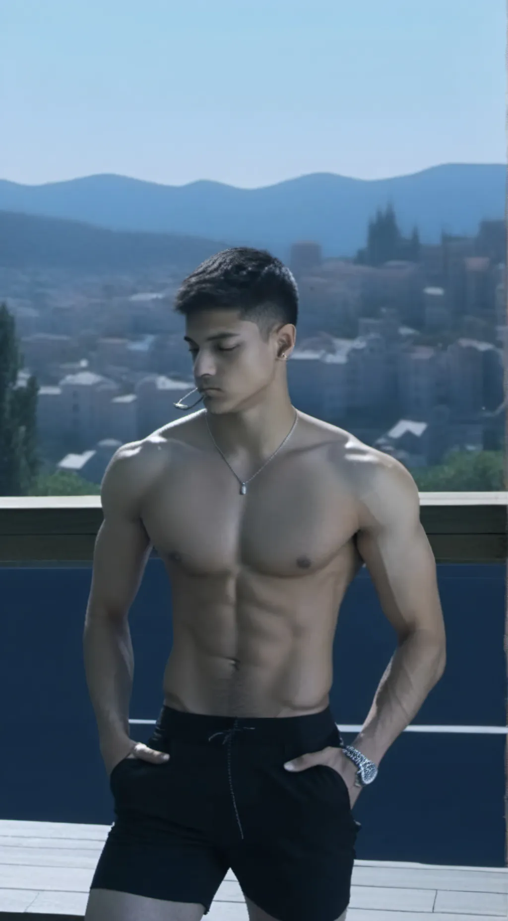 ai character: Ronald Thomson  background