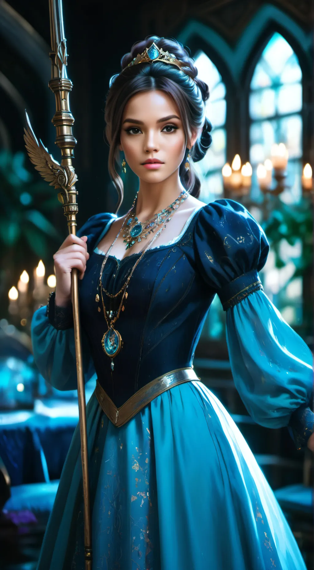 ai character: Evelyn background