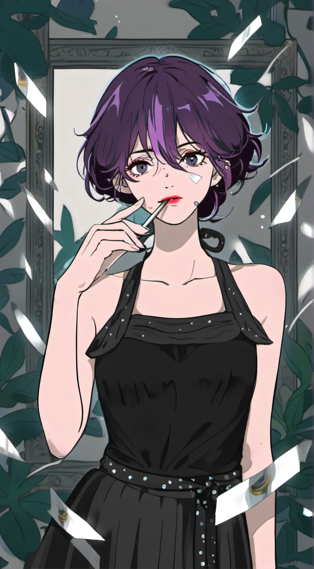 ai character: Andrea  background