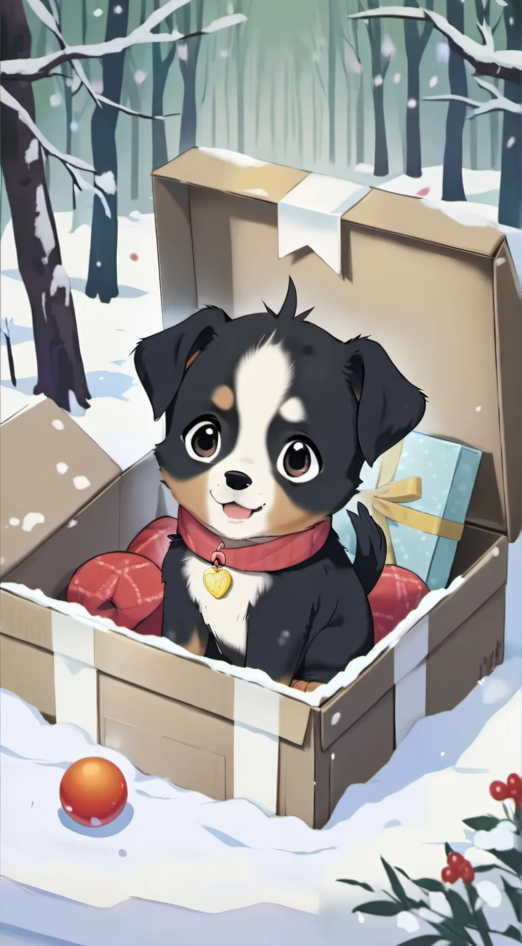 ai character: Mittens background