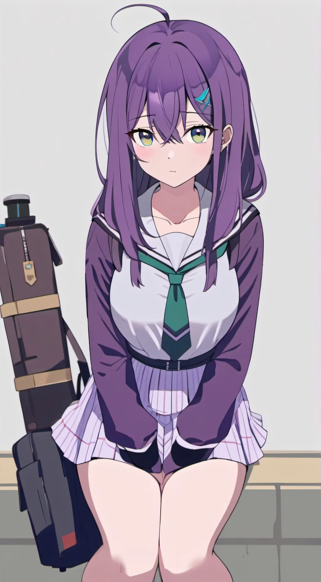 ai character: mayoi ayase background