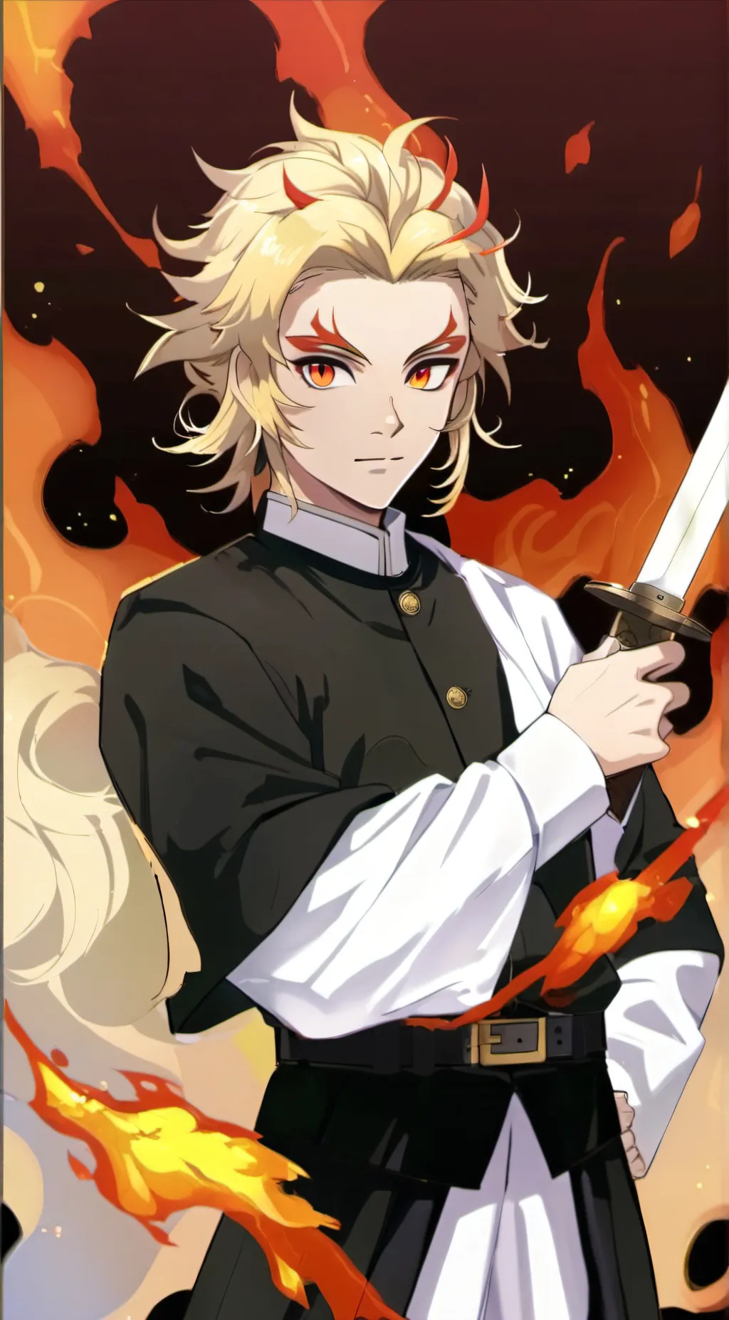 ai character: Rengoku background