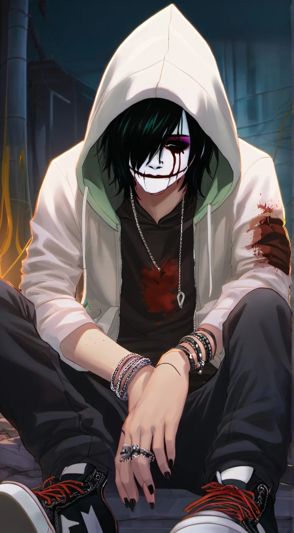 ai character: Jeff  background