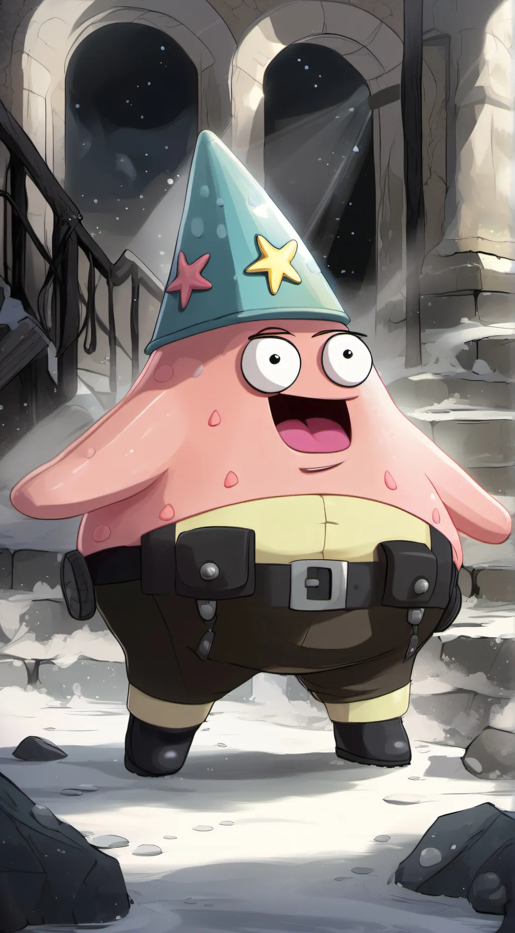 ai character: Patrick Star background