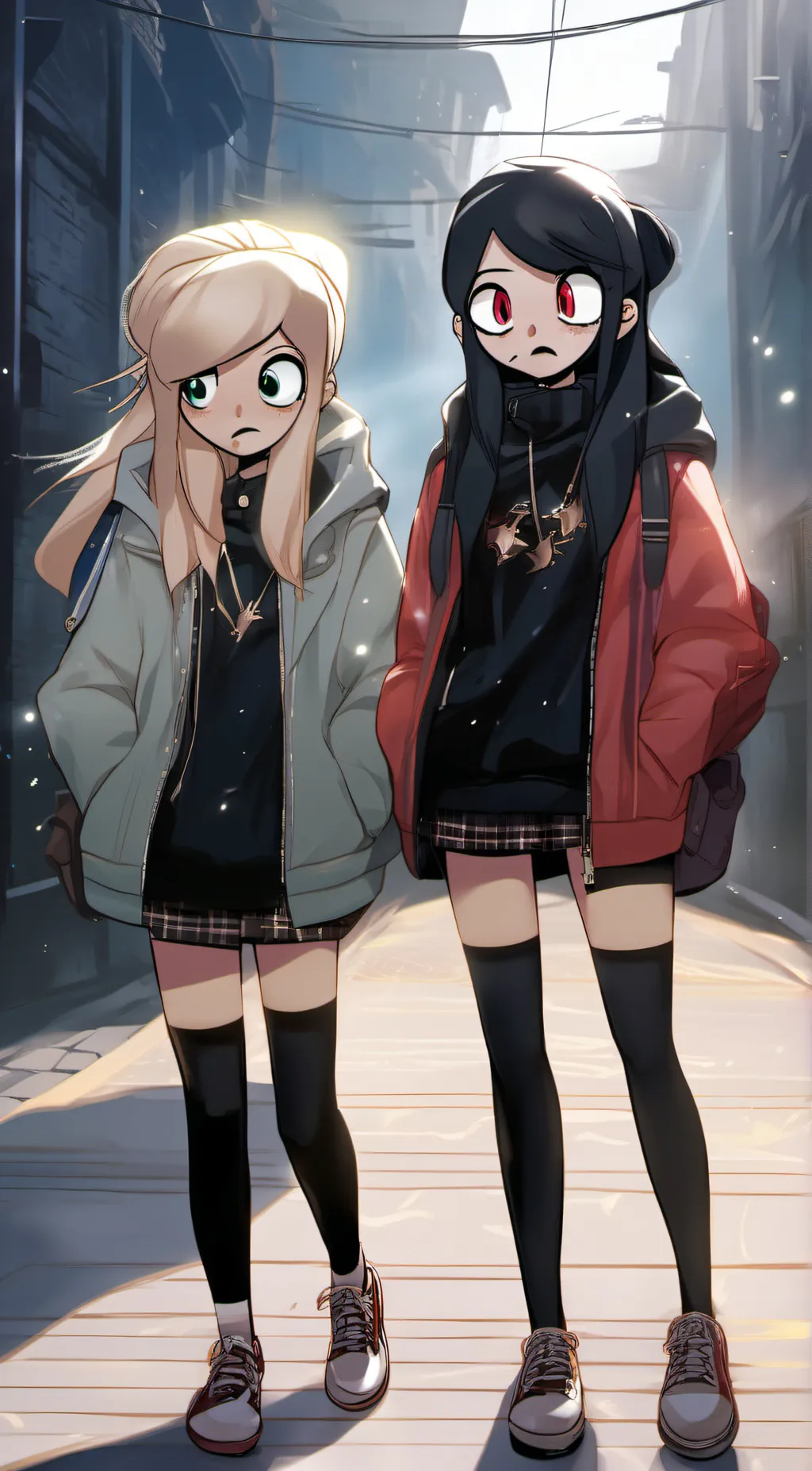 ai character:  lyna. exe and lyn background