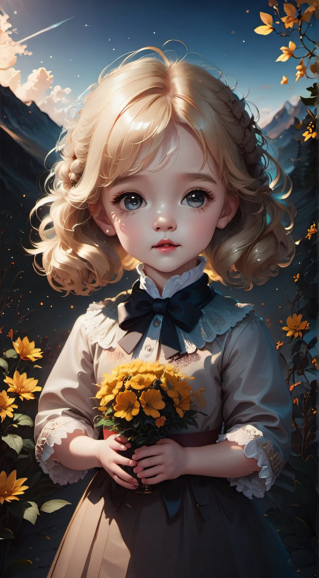 ai character: Lilly background