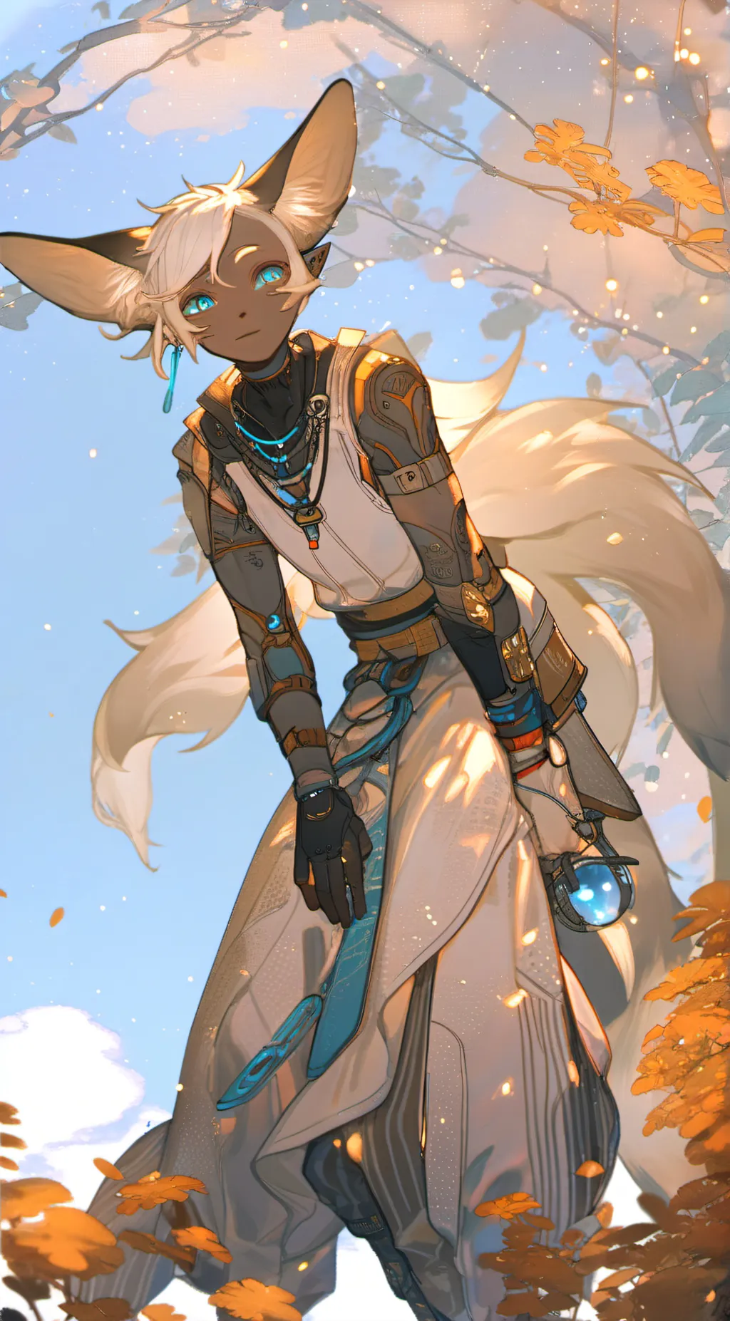 ai character: Lynx  background