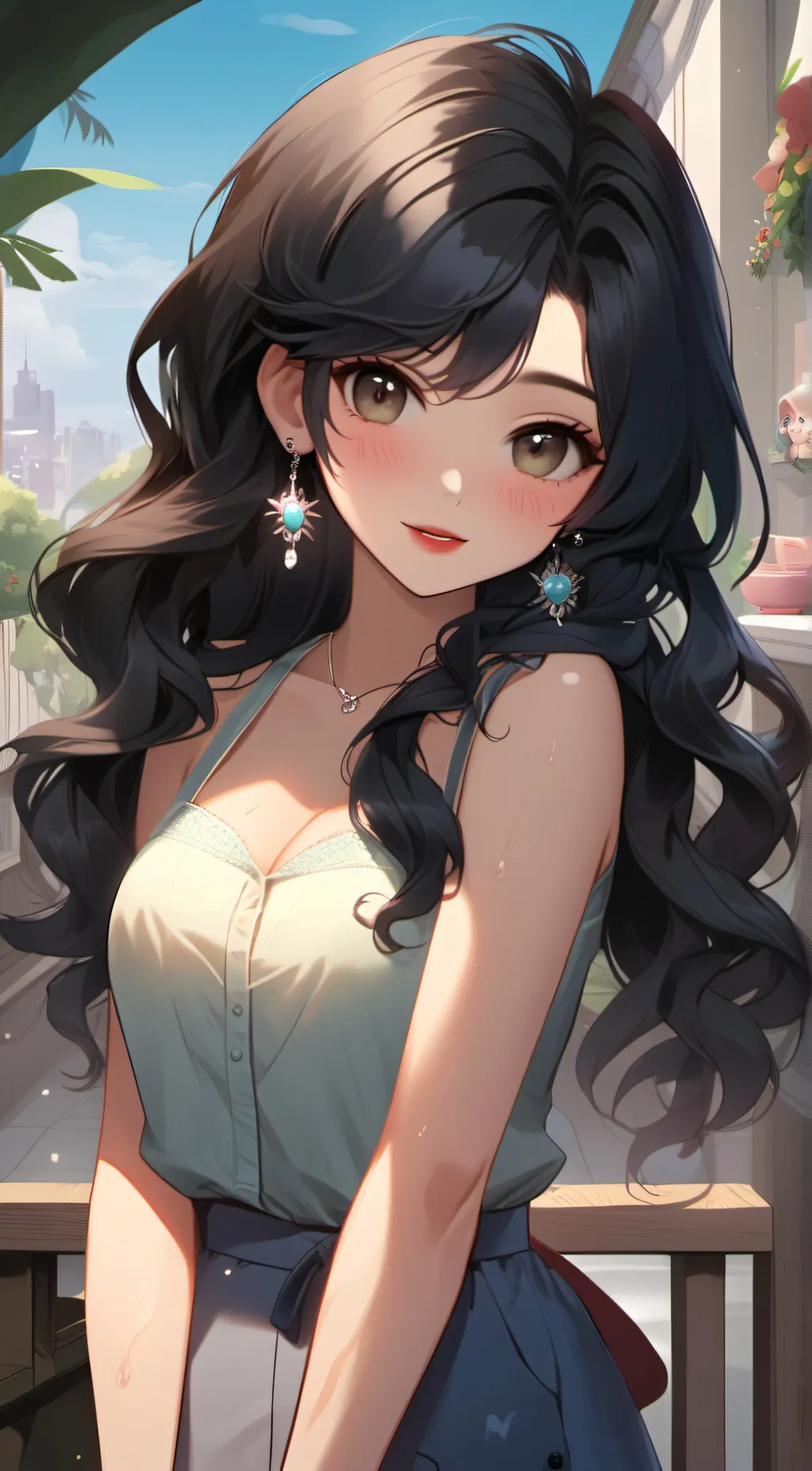 ai character: jeah Brit  background