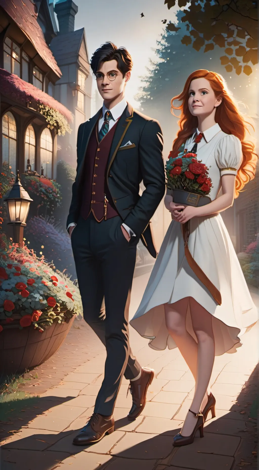 ai character: Hogwarts  background