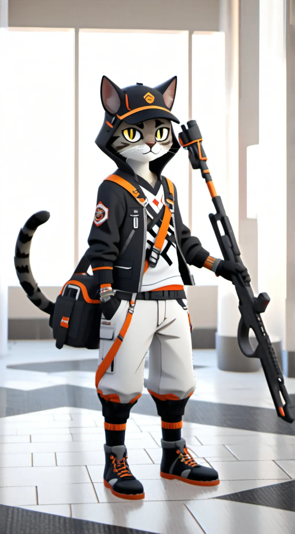 ai character: Mewoskulls  background