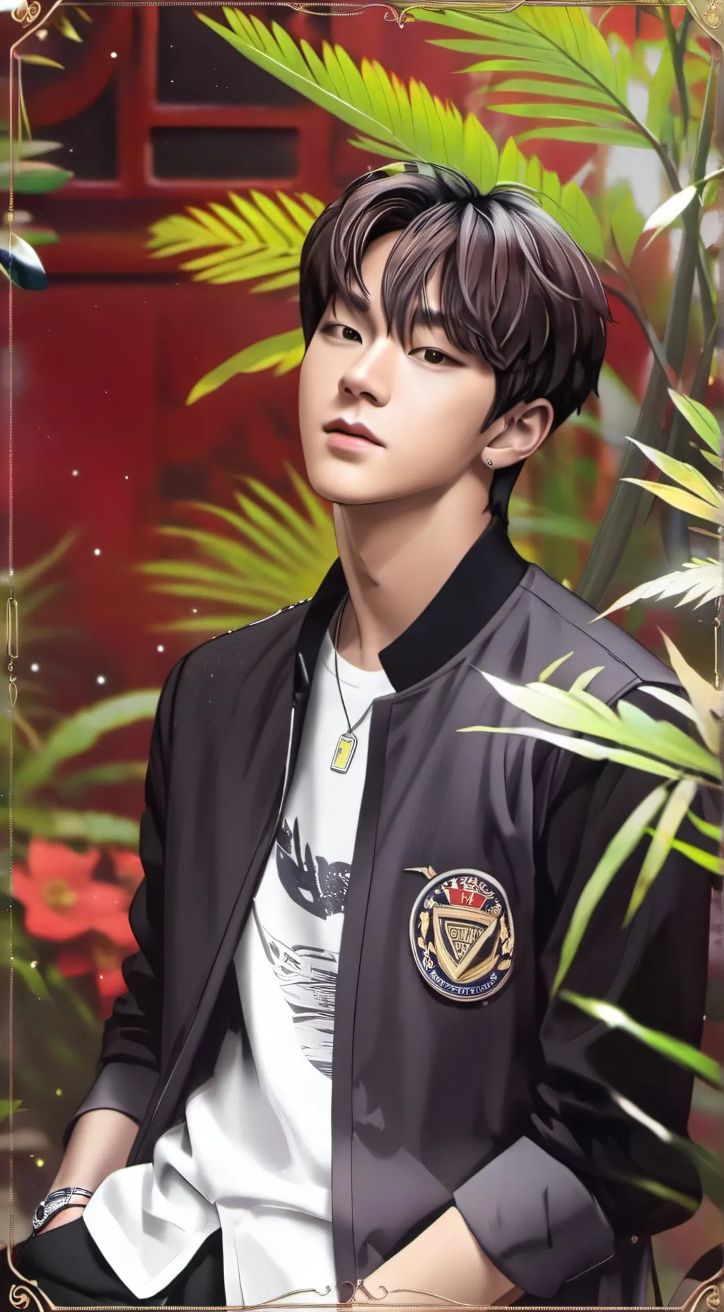 ai character: Jungwon(enhypen) background