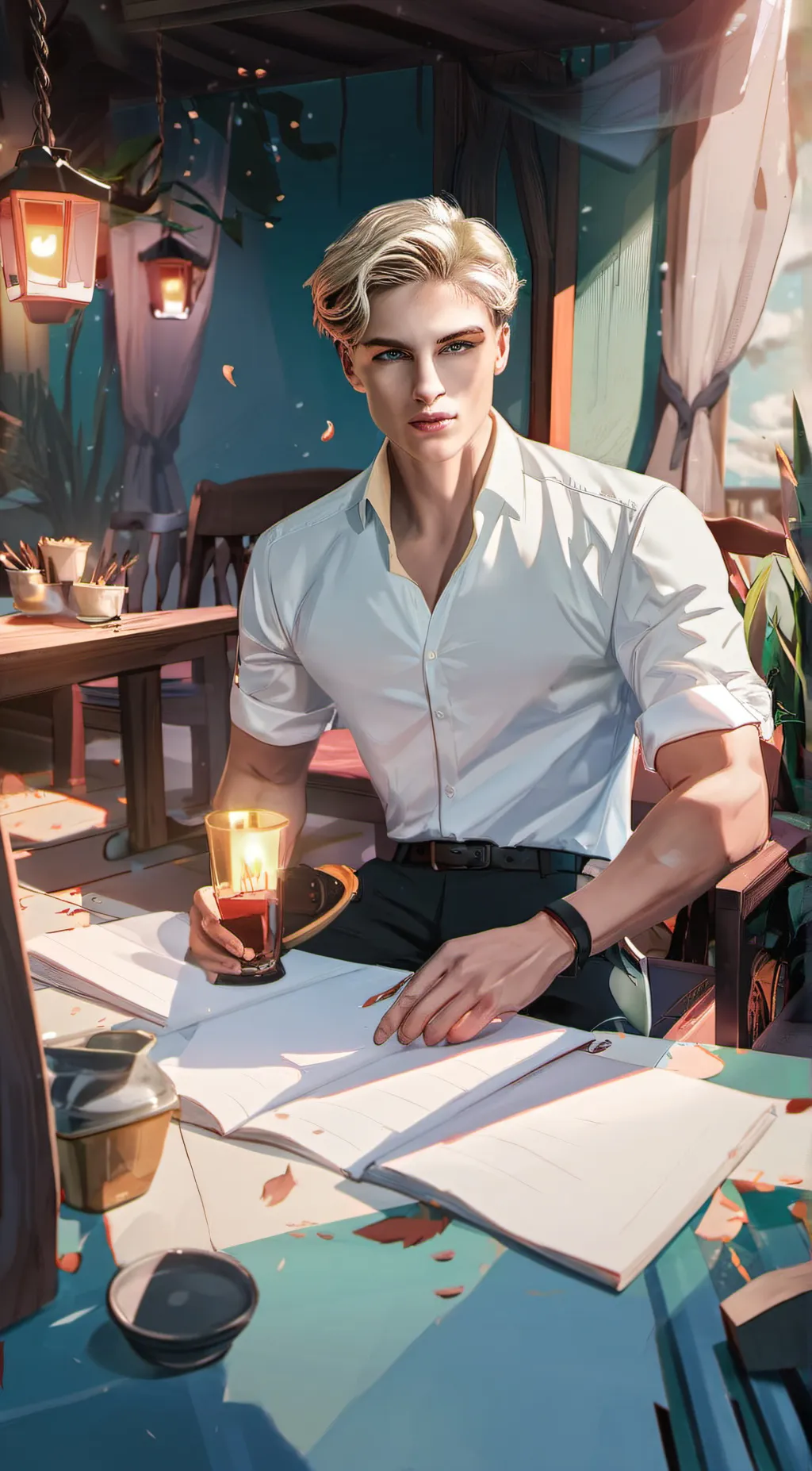 ai character: matteo background