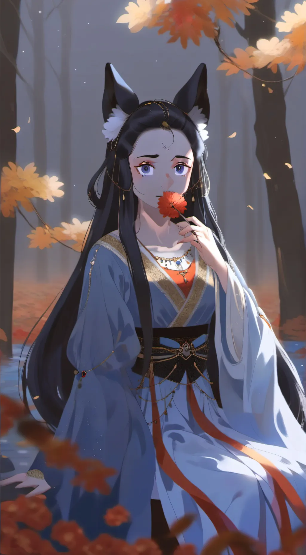 ai character: Demon slayer background