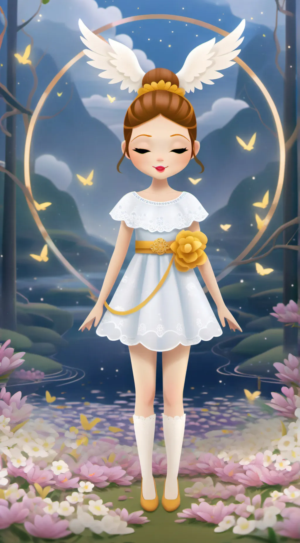 ai character: Angel background