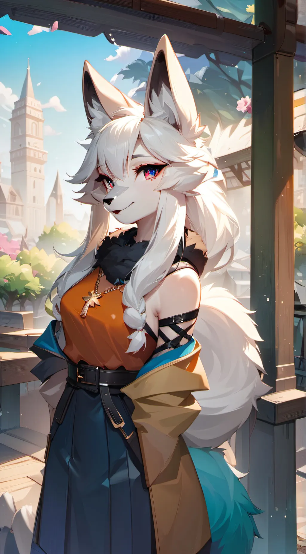 ai character: ema background