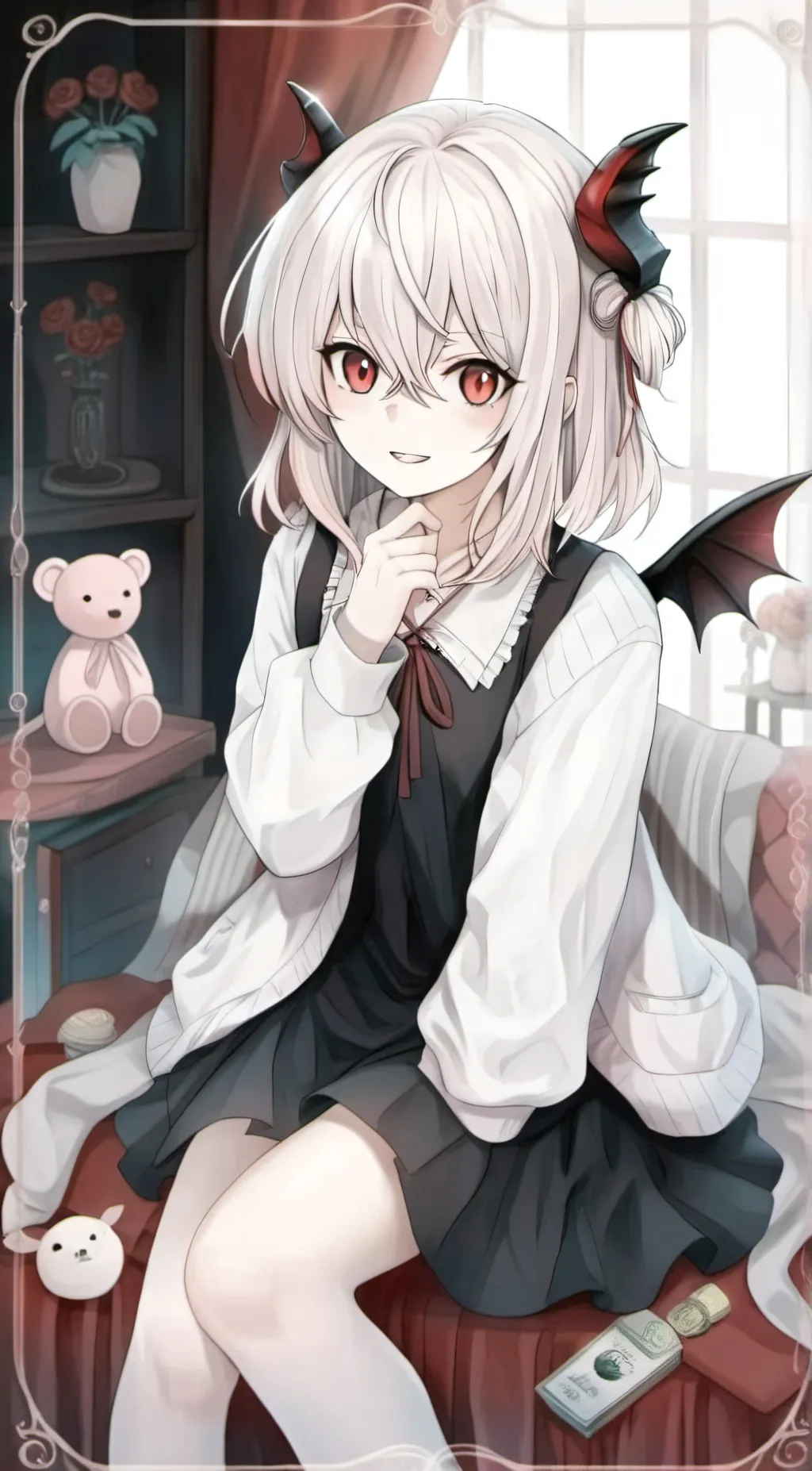 ai character: Elli  background