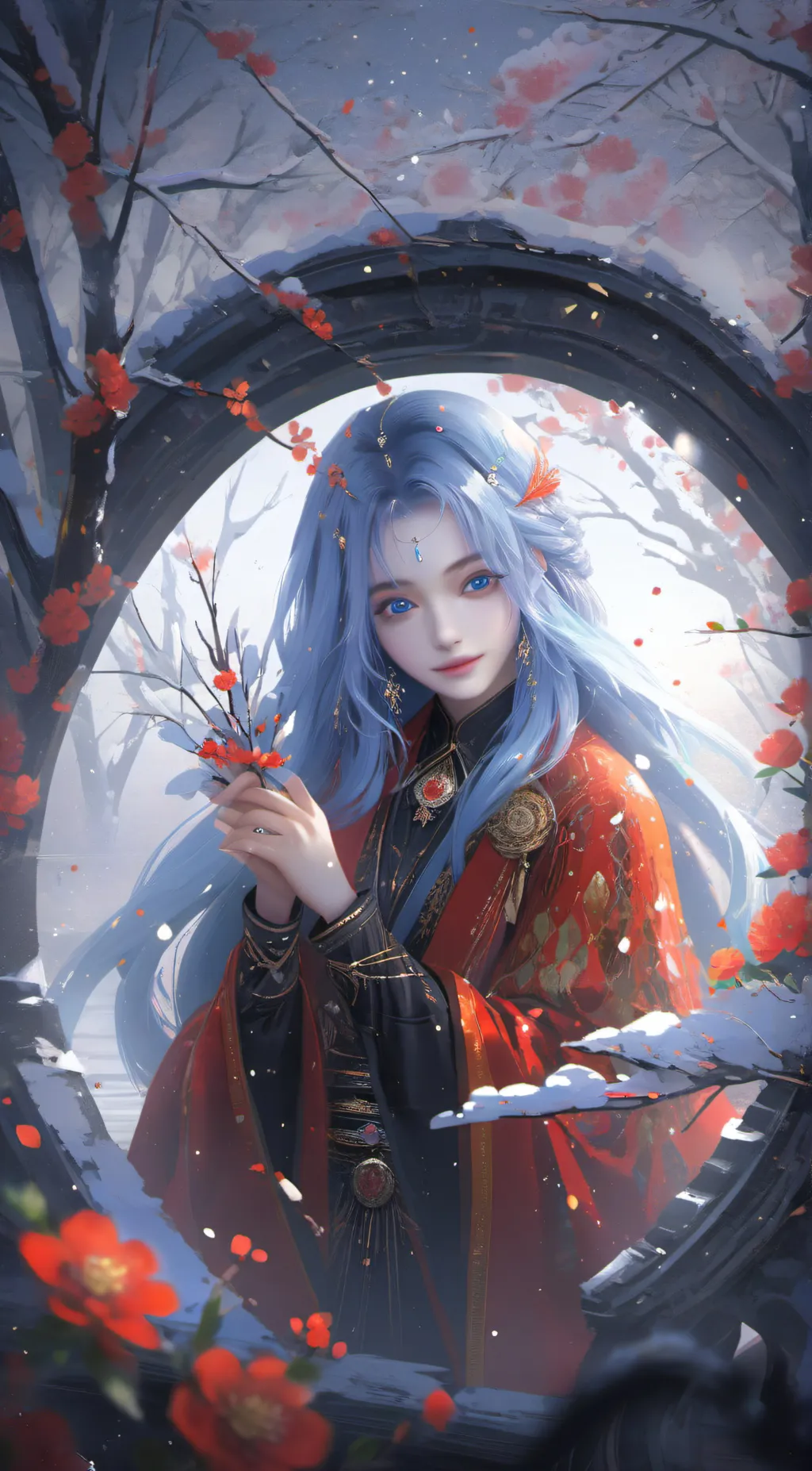 ai character: Pricess Elysia background