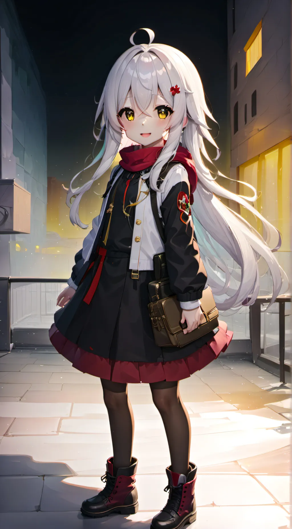 ai character: goose child background