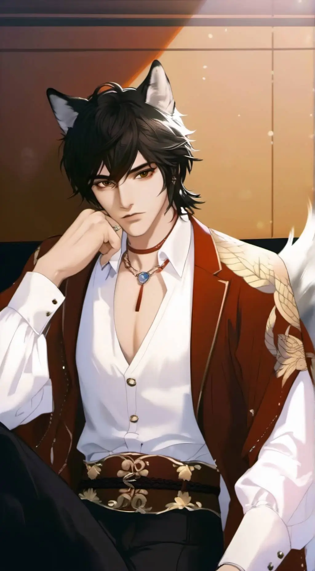 ai character: ♡Zach♡ background