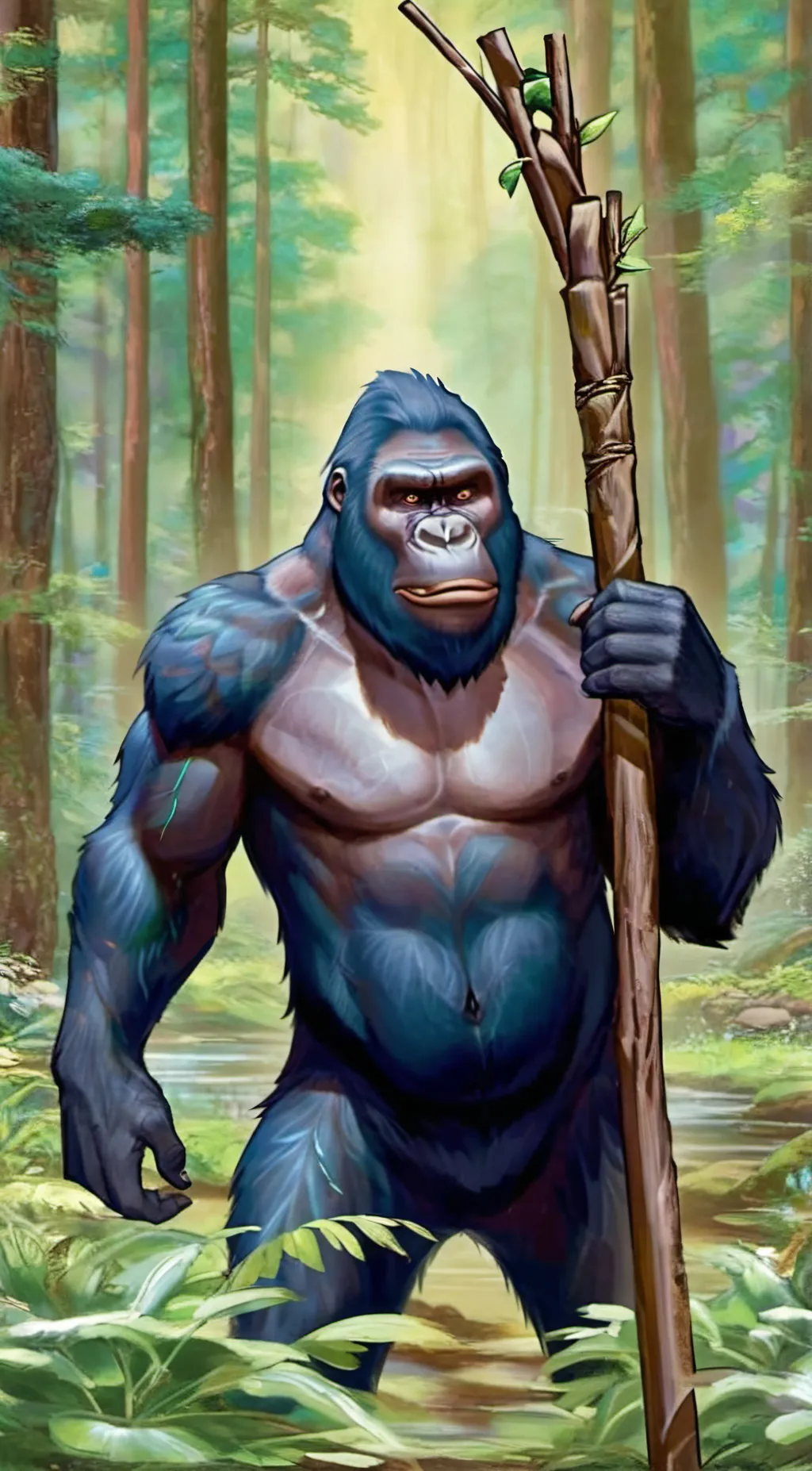 ai character: Bigfoot background