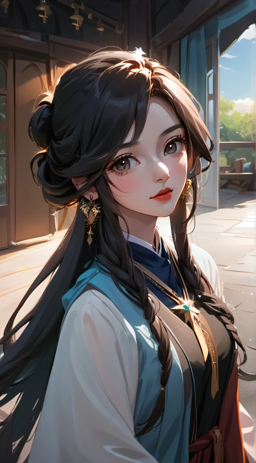 ai character: ʚ♡⃛ɞ(ू•ᴗ•ू❁) Sarah background