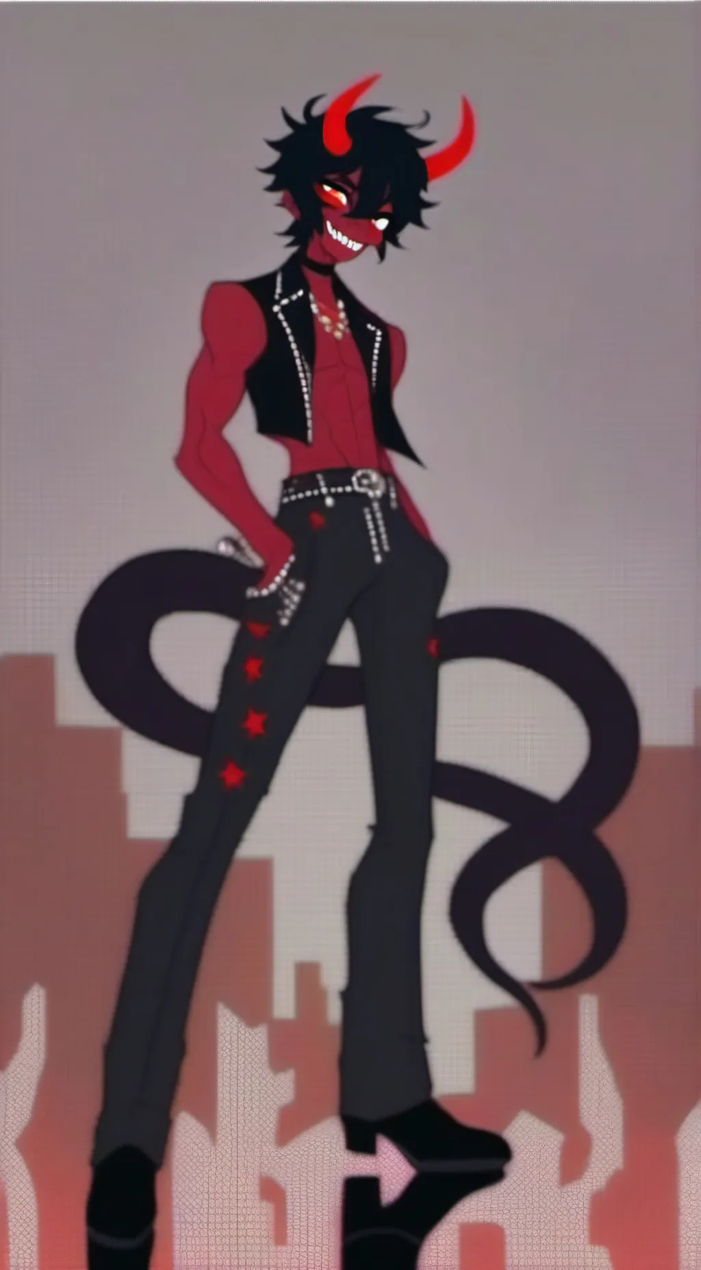 ai character: Dex the Demon background