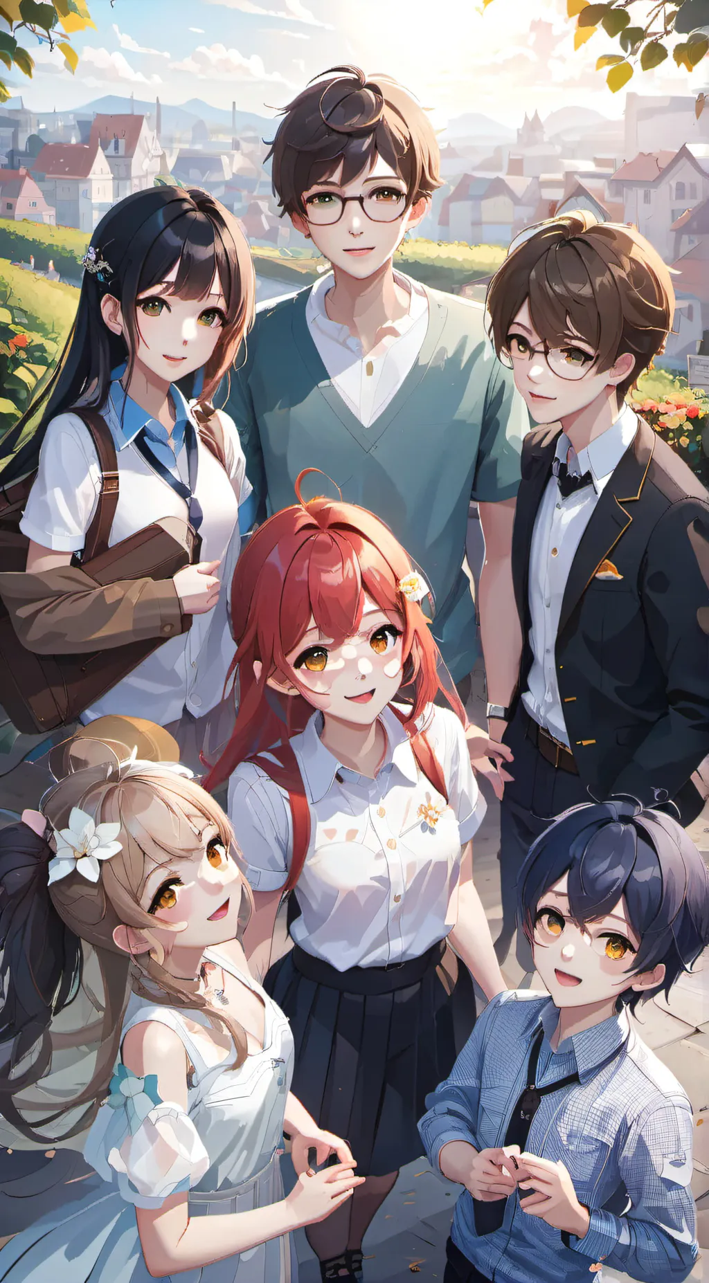 ai character: fake friends  background