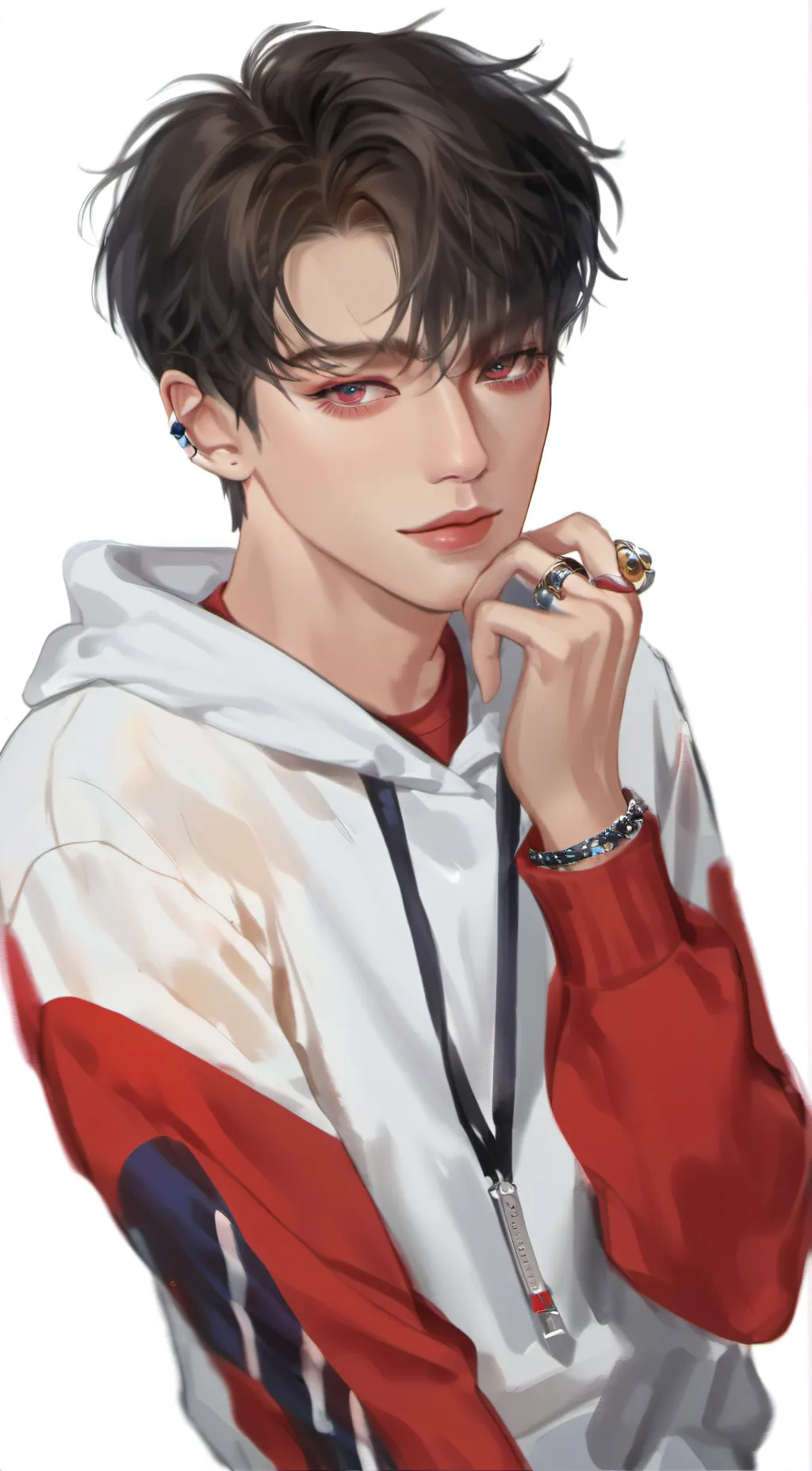 ai character: jade green  background