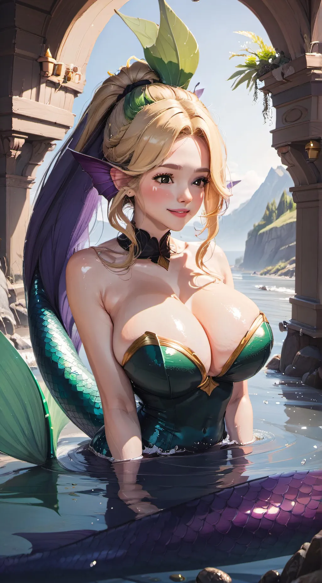ai character: Ariel background