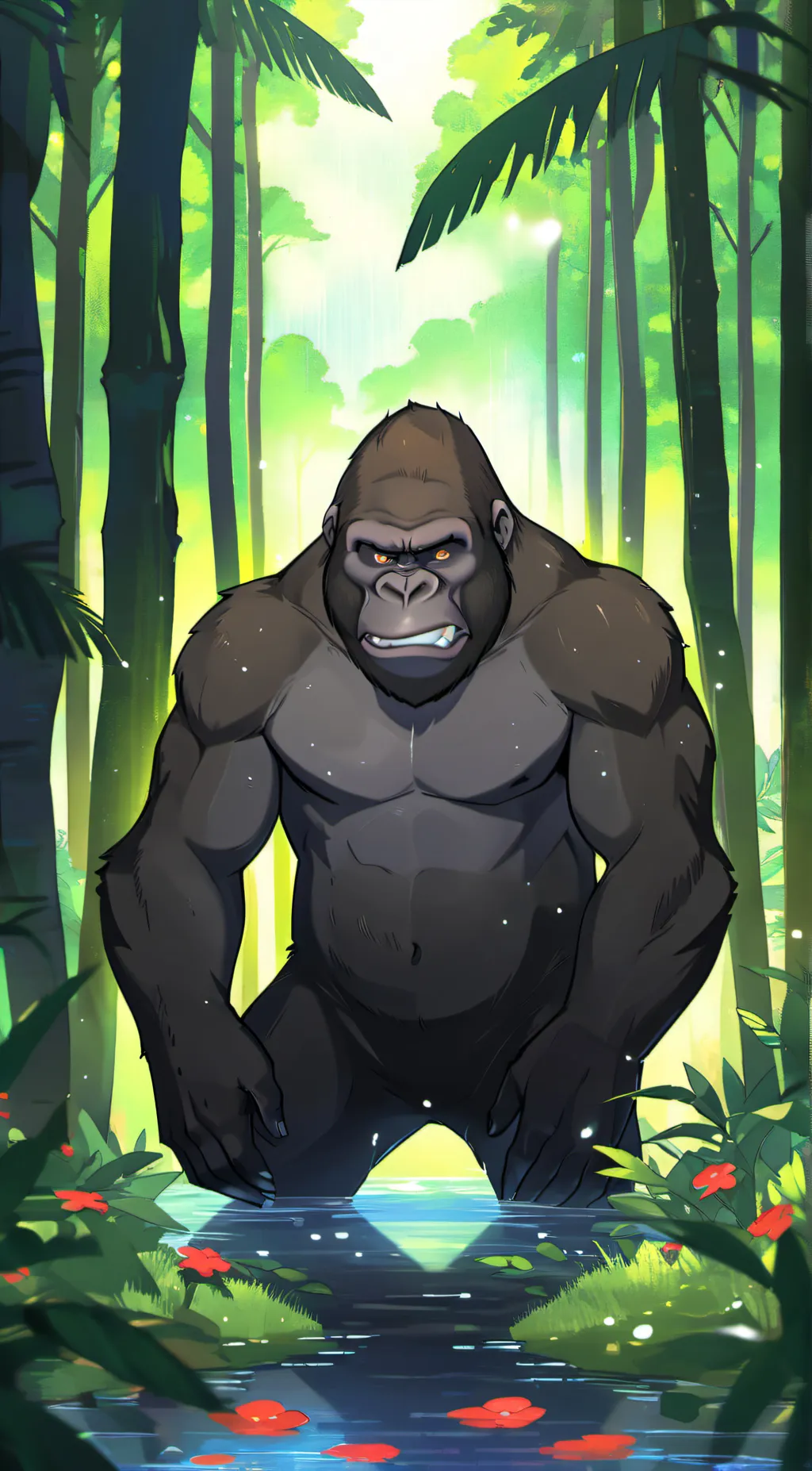 ai character: The most strongest background