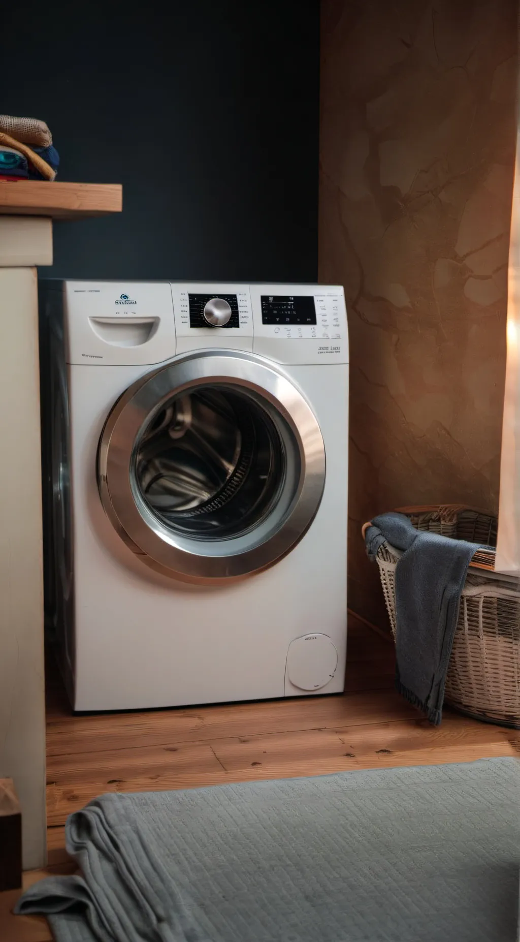 ai character: washer background