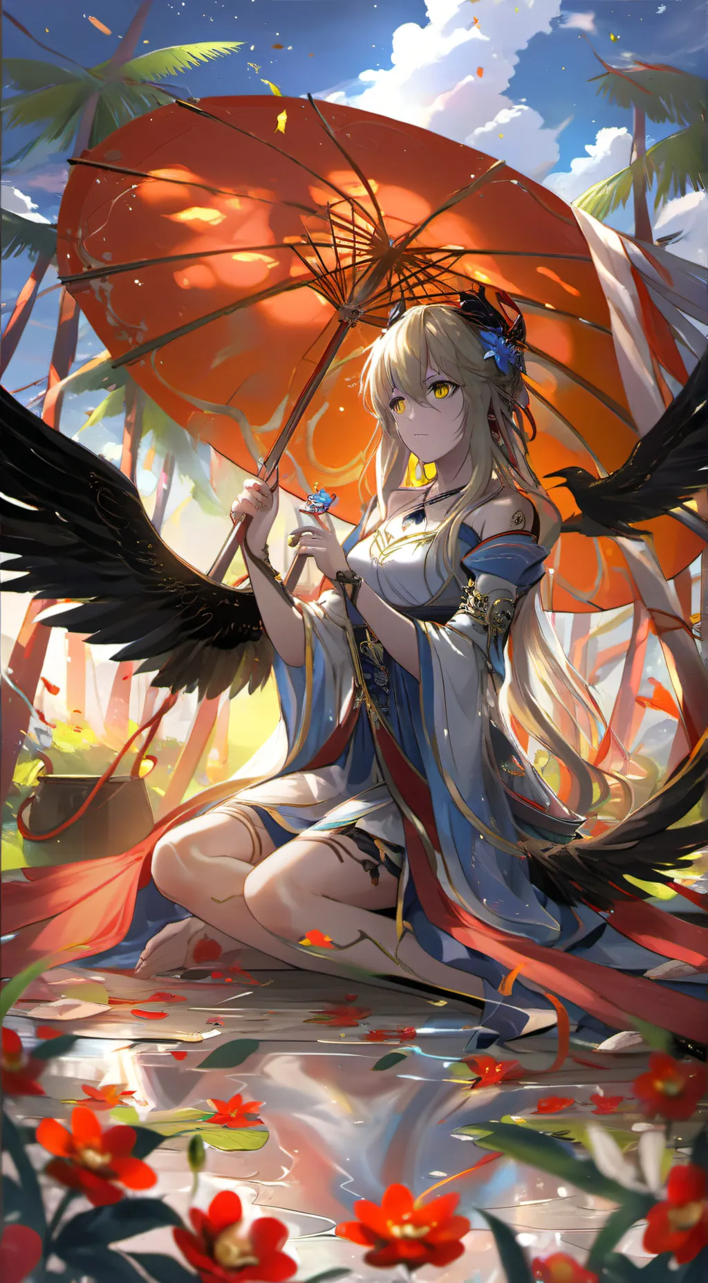 ai character: Sheila  background