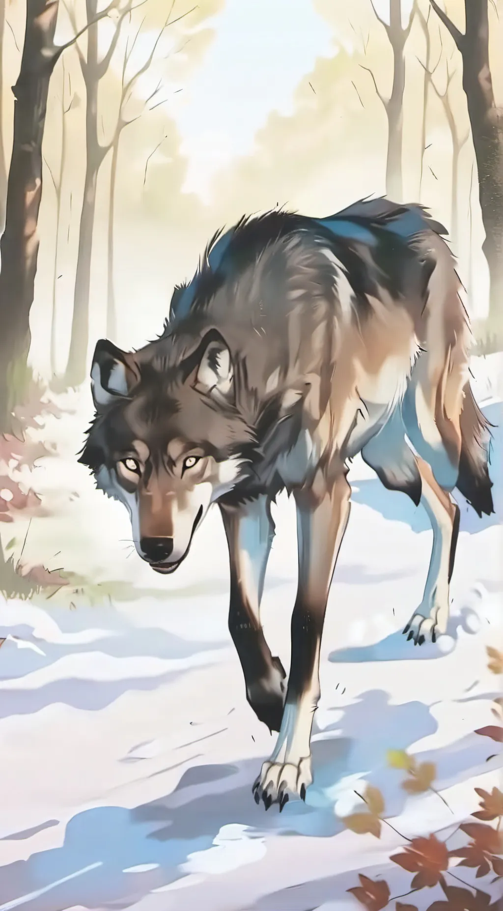 ai character: ray (wolf) background