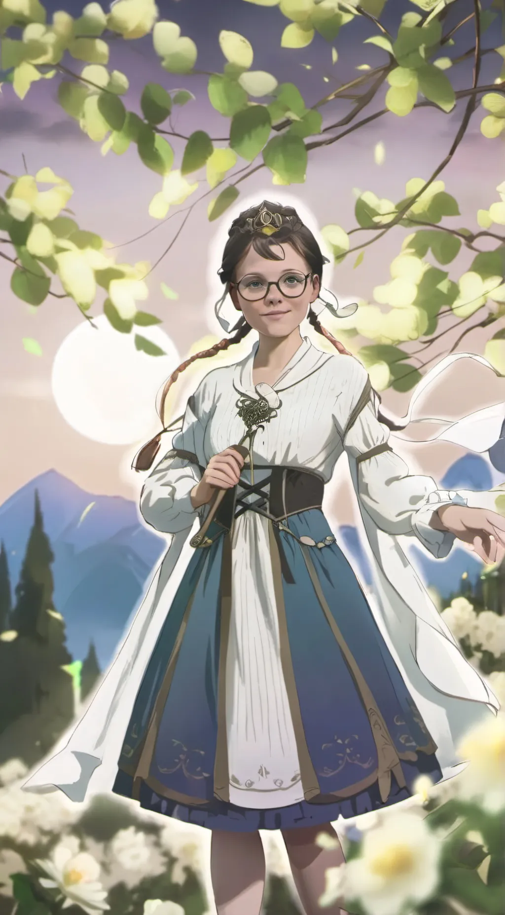 ai character: Danielle Friessen  background