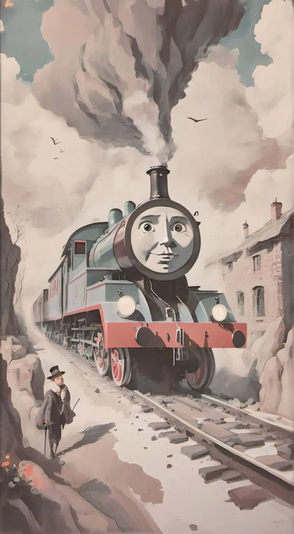 ai character: Thomas  background