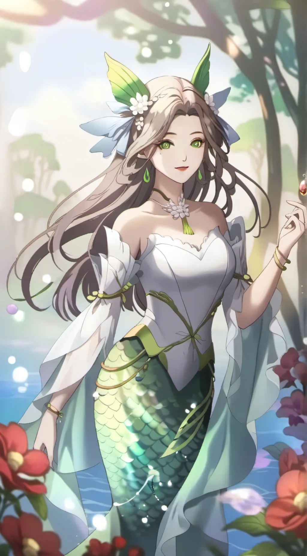 ai character: luna background