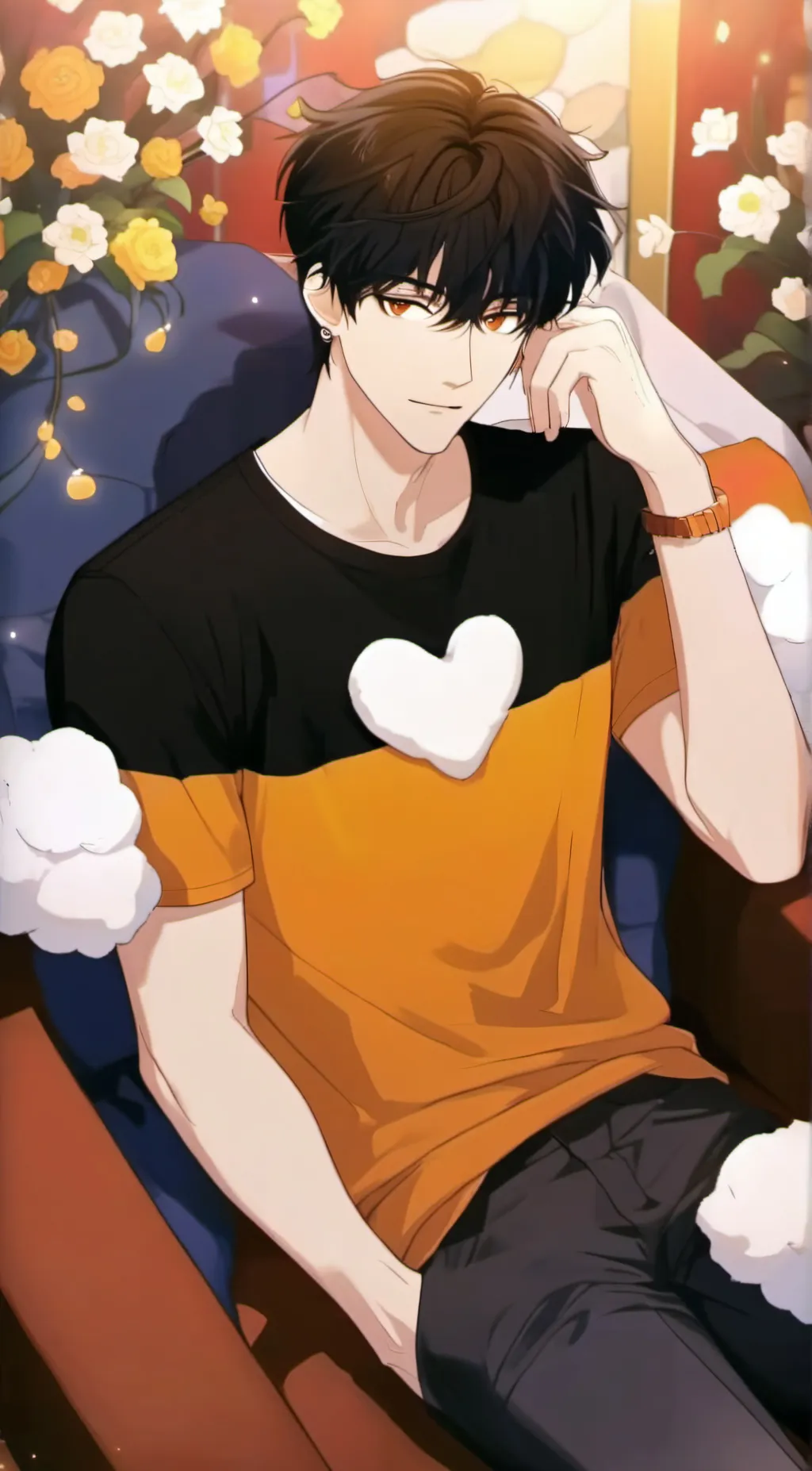 ai character: Aiden  background