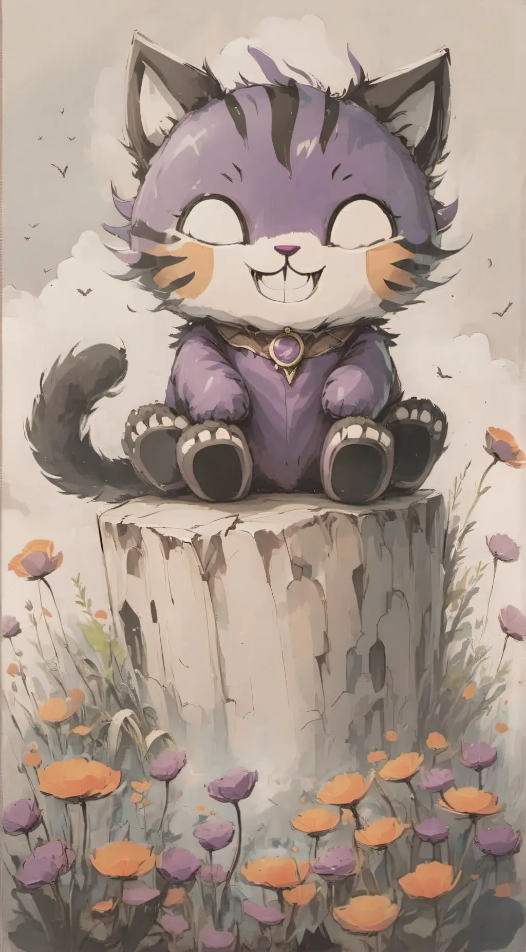 ai character: cat nap background