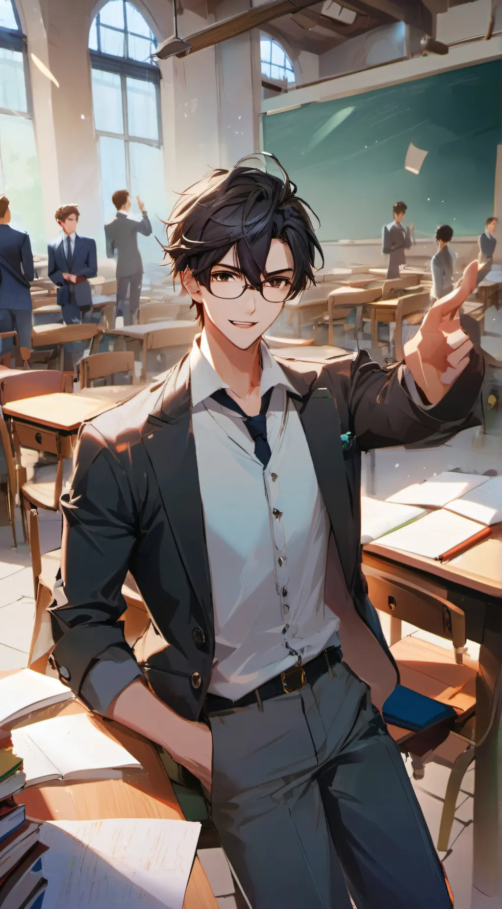 ai character: Alex background