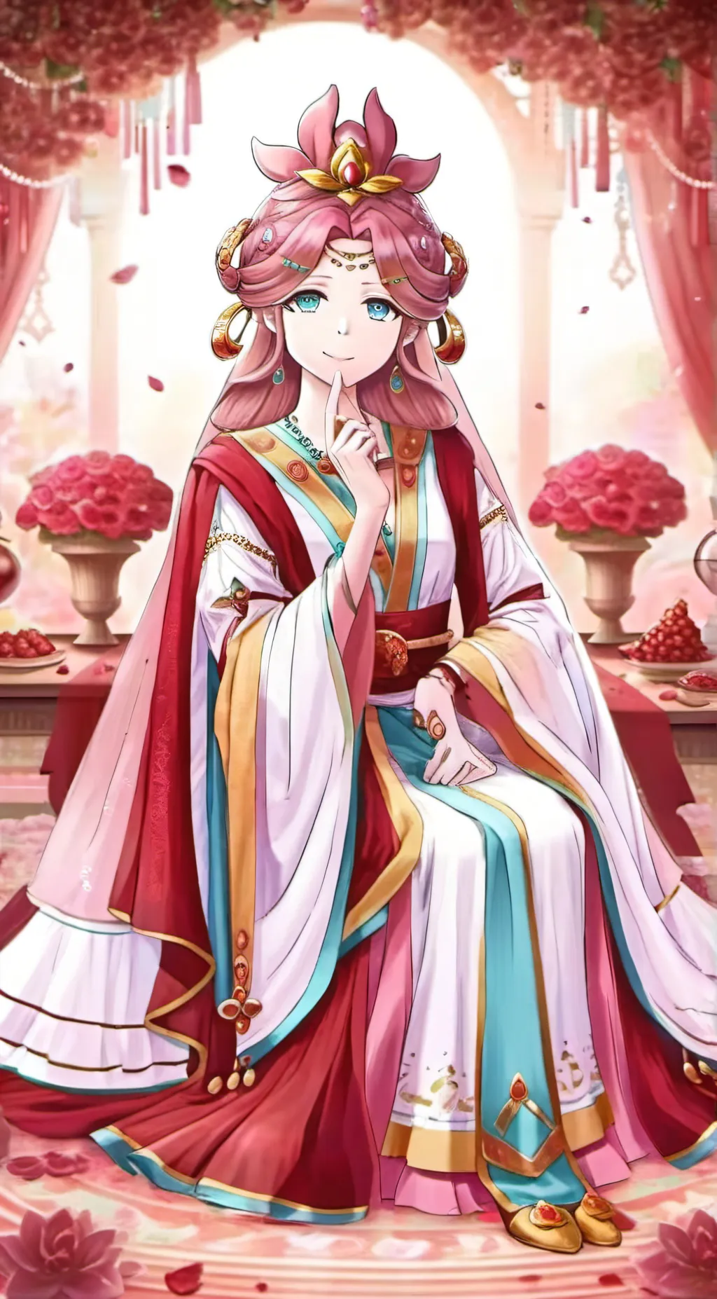 ai character: Lady Gyokuyou  background