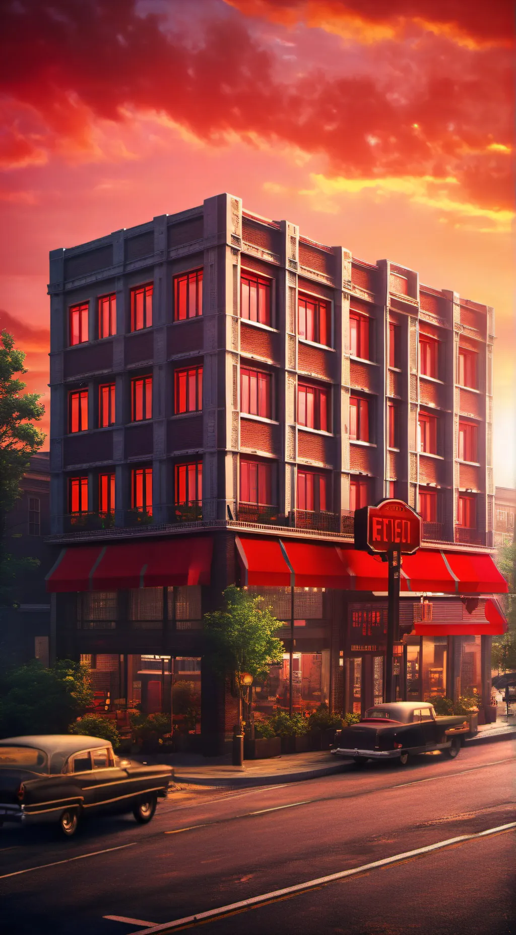 ai character: Helluva boss  background