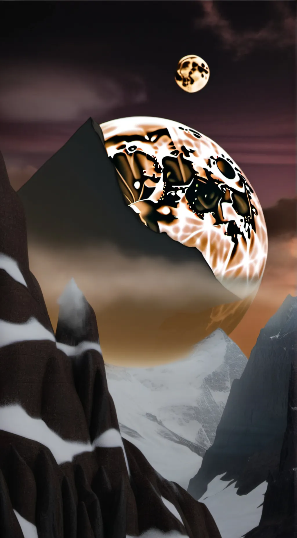 ai character: beaver Moon background