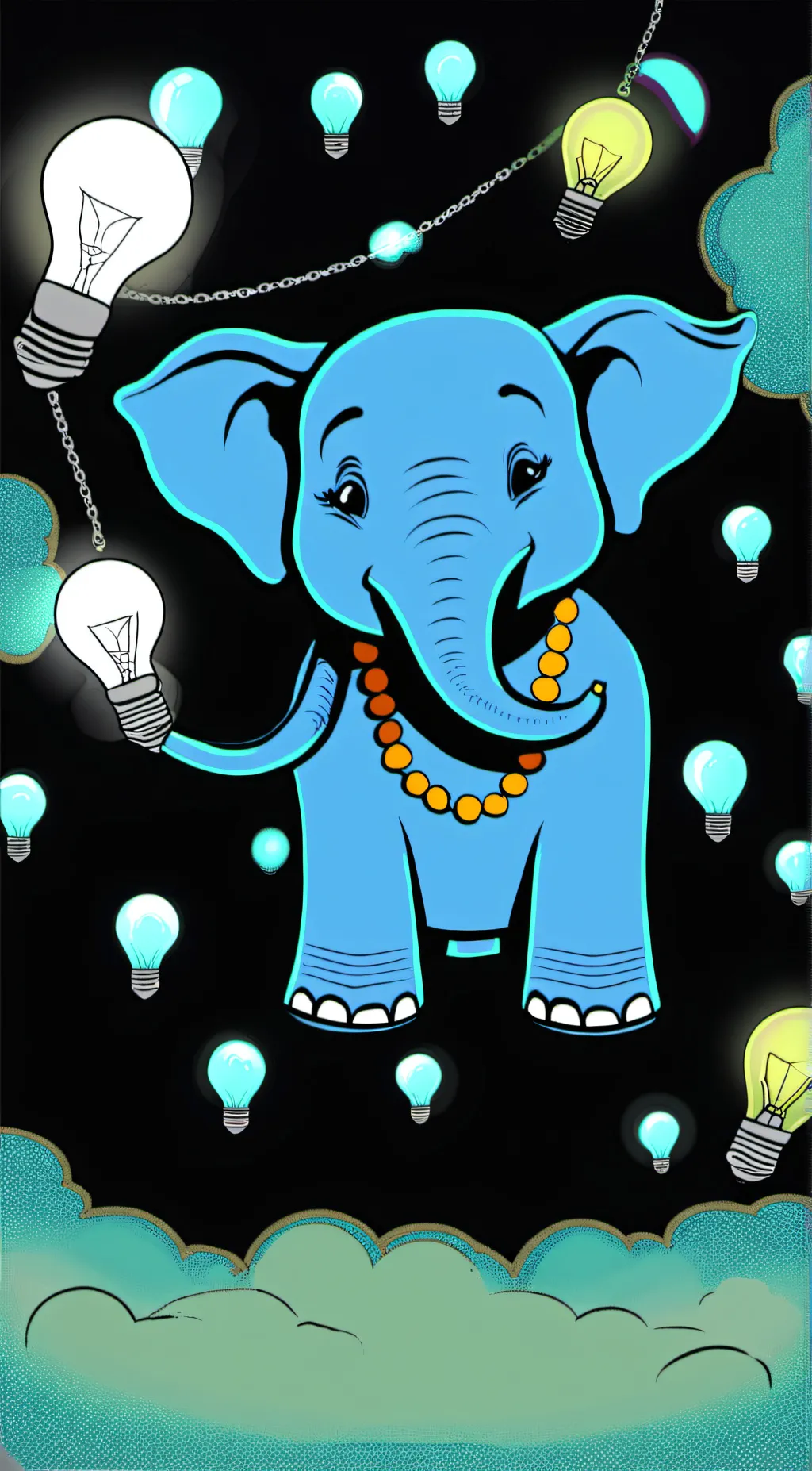 ai character: Bubba bubbaphant background