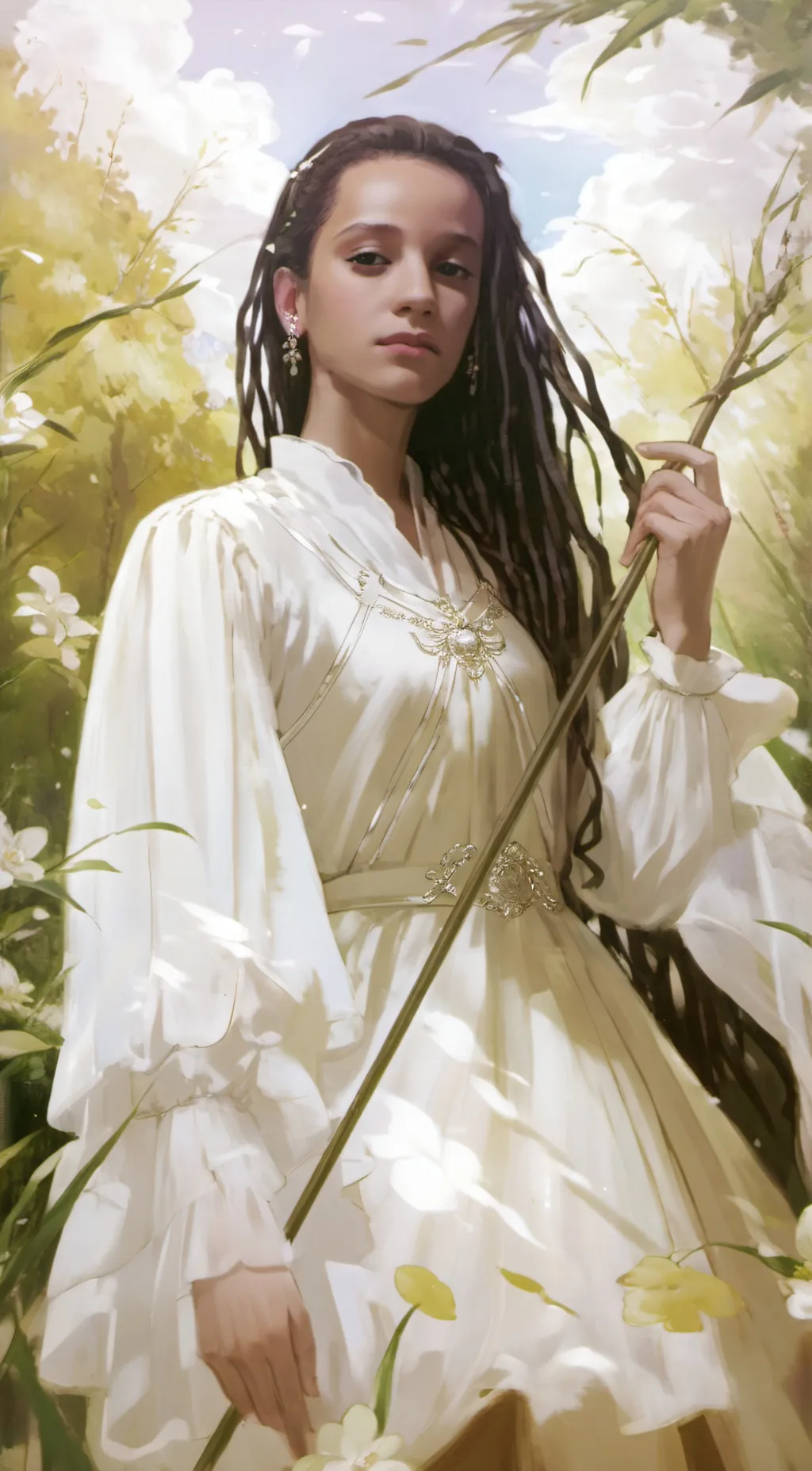 ai character: Mina Scar background