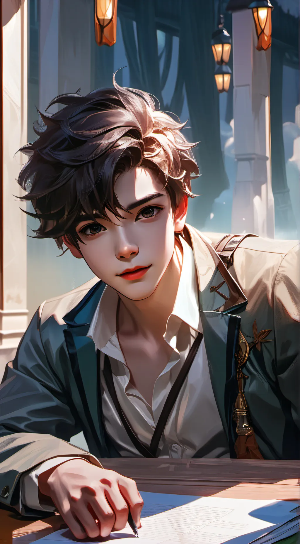 ai character: Alex background