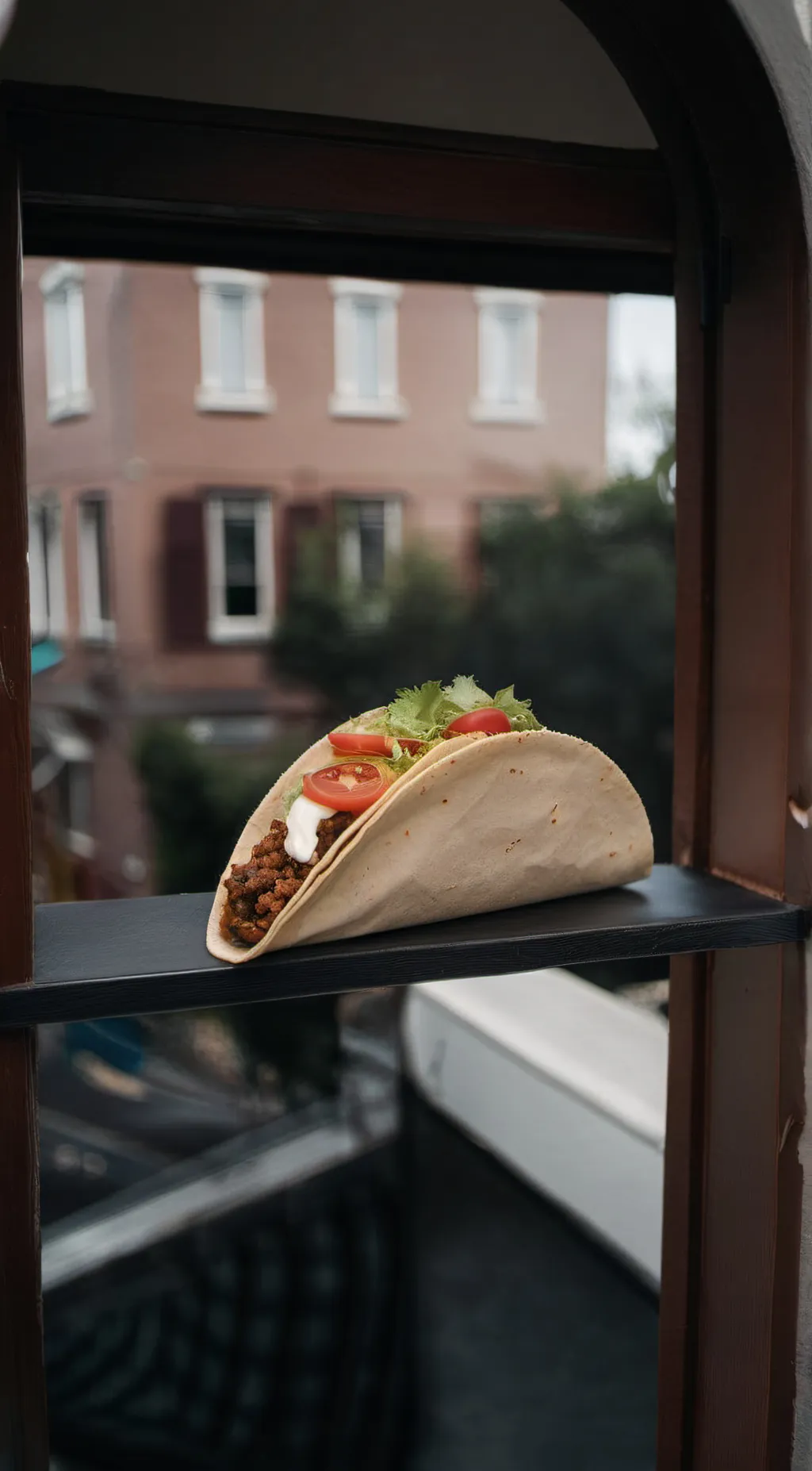 ai character: Taco background