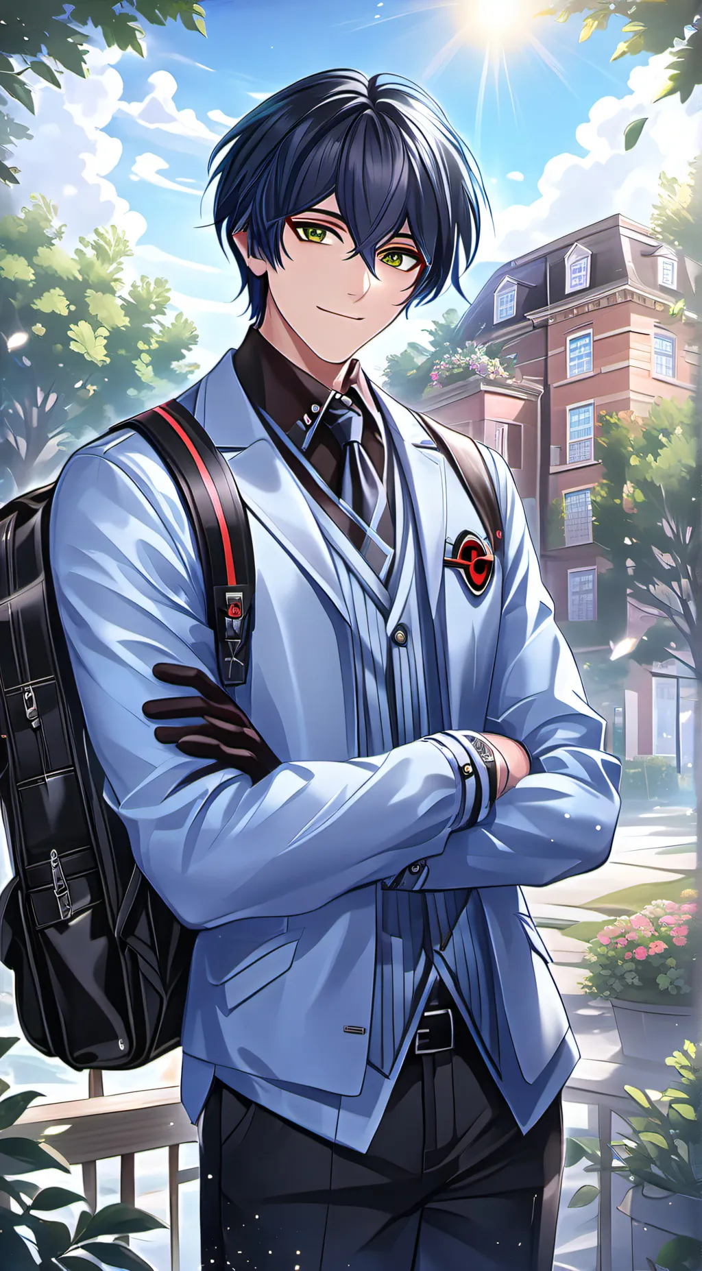 ai character: Marinette's bigbro background