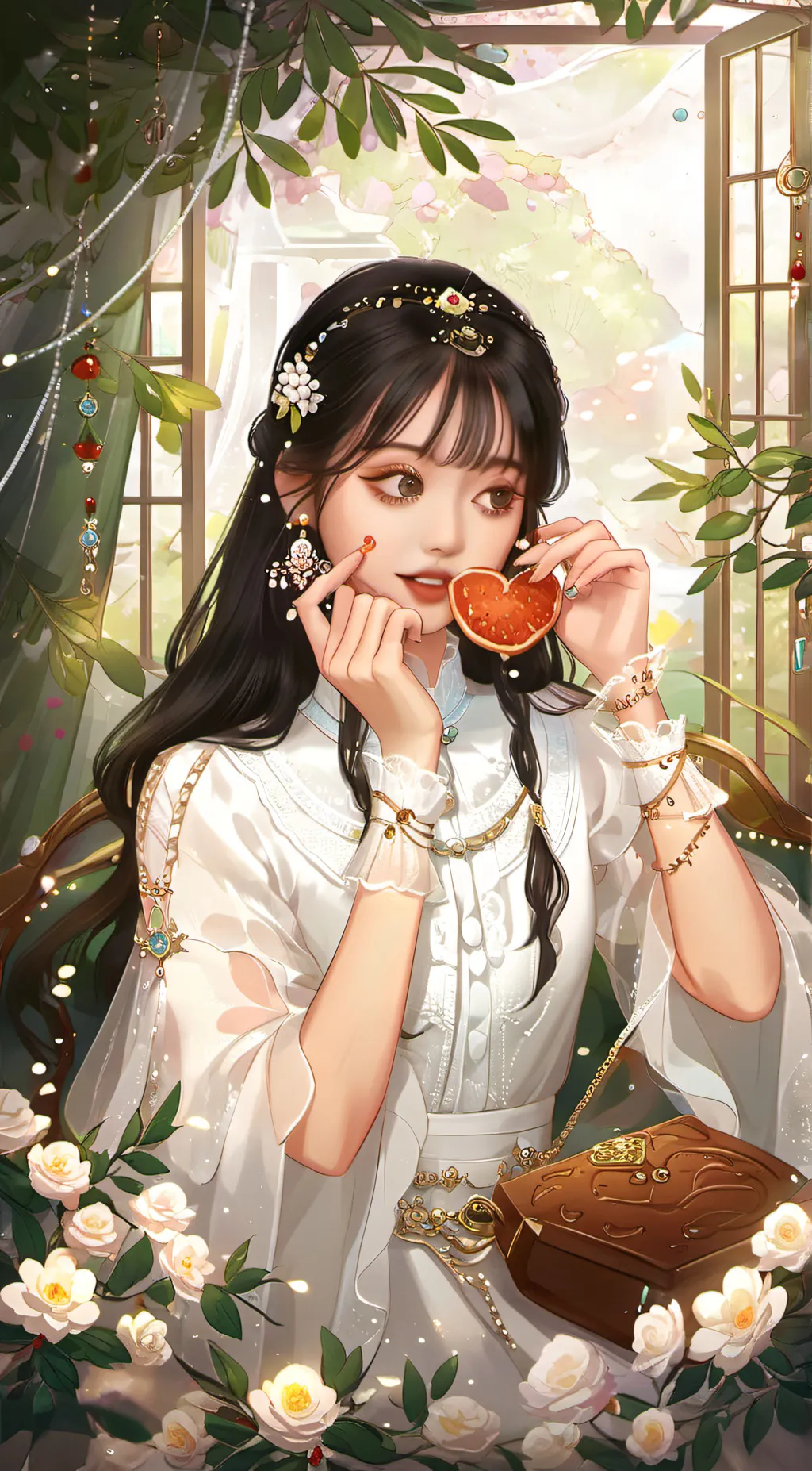 ai character: LYA background